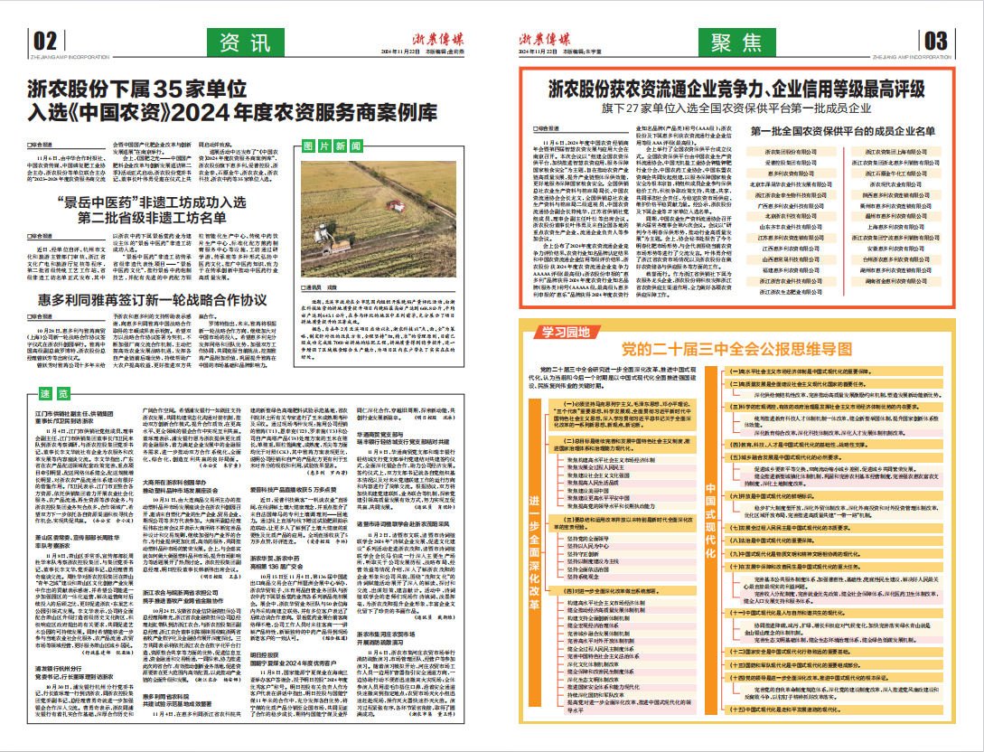 浙農傳媒2024第11期（二、三版）